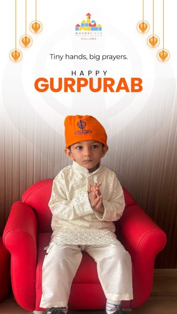 A day filled with prayers, blessings and little voices echoing Waheguru’s name 💛
At WELC, our tiny learners celebrated Gurpurab with pure hearts, prasad and smiles that spread light and love. 🌸
May this day remind us all of kindness, humility and gratitude.
#welccivillines #preschoolfun #welccivillinesdelhi #preschoollife #gurupurabcelebrations #gurunanakdevji #gurunanakjayanti