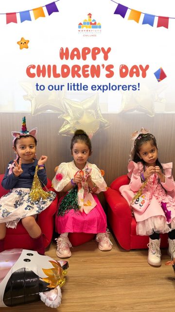 This Children’s Week, we celebrated kindness and joy. 

Under our donation drive _from Wonderland with Love_, our little wonders visited children’s home and helped spread smiles by donating books, toys, clothes, and stationery ✏️🧸

What’s more? They danced, they giggled, and enjoyed every bit of the celebrations at our early learning centre.

Happy Children’s Day! 

[WELC, Wonderland School, Children’s Day, Pahal Donation Drive, Elementary School, Civil Lines, Schools in Delhi, Celebrations]