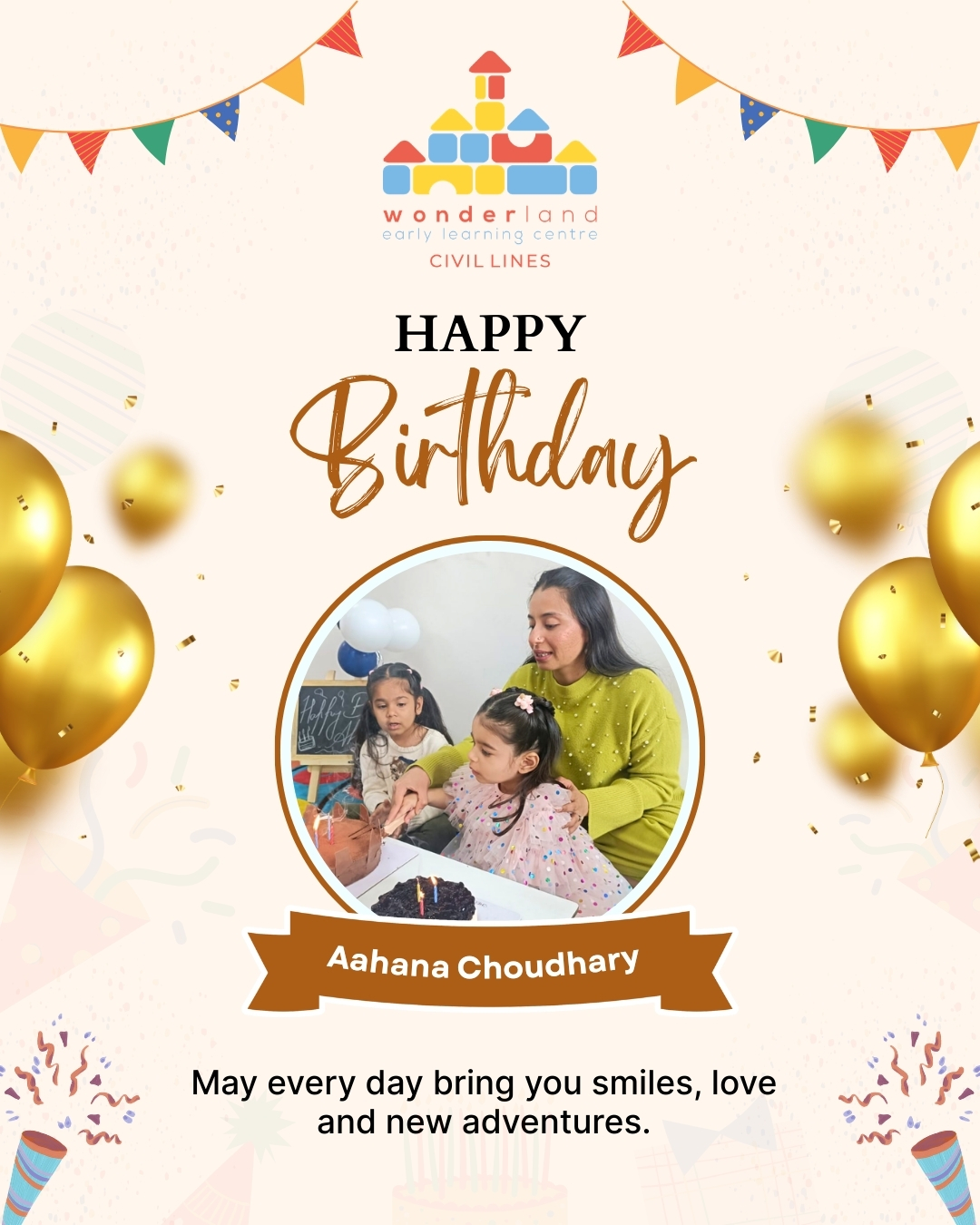 Happy Birthday, little angel 🌈
Keep smiling and shining always.
.
.
#welc #worldearlylearningcentre #happybirthday #littleangel #childhoodjoy #birthdayfun #happymoments #joyfulday #sweettimes #birthdaygirl