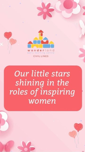Our little stars stepped into inspiring roles and reminded us that dreams have no limits. 🌟
From scientists to athletes, every girl can achieve anything she dreams of.

A heartfelt Happy Women’s Day to all the incredible women who inspire the world every day. 💖✨
.
.
#welc #wonderlandearlylearningcentre #civilines #internarionalwomensday #LittleStars
