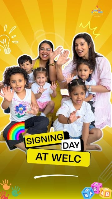 A proud and memorable Signing Day at WELC 🖊️

A moment that marks new beginnings, big dreams, and brighter futures ahead. ✨
.
.
#welc #wonderlandearlylearningcentre #signingday #newbeginnings #milestonemoment