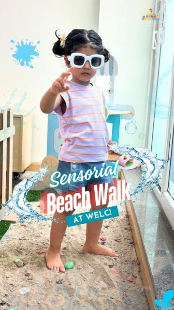 Sensorial Beach Walk at WELC 🏖
Our little ones enjoyed a fun-filled sensorial beach walk, exploring textures and learning through play. A perfect blend of discovery, joy, and hands-on learning! ✨
.
.
#welc #wonderlandearlylearningcentre #sensoriallearning #beachwalk 
.
.
[sensorial learning, beach walk activity, early education, kids exploration, play based learning, preschool activity, sensory development, fun learning, child engagement, experiential learning]