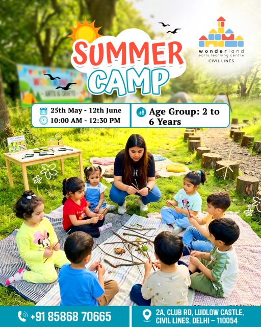 Summer fun starts here! 🌞
3 weeks of exciting activities, creativity & non-stop joy for your little ones 💛
Limited seats—enroll now!

Call us now to know more!
📞+91 85868 70665
.
.
#welc #wonderlandearlylearningcentre #summercamp #kidsfun 
.
.
[summer camp,summer camp 2026, kids camp Delhi, preschool camp, fun activities, creative learning, kids program, summer fun, toddler camp, best preschool, kids activities]
