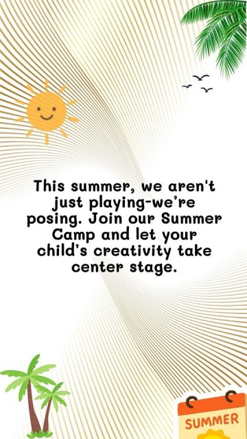 Summer @ WELC ☀️
Where little stars play, pose, create & shine! ✨
A summer full of fun, creativity, and happy memories awaits. 💛

DM for more details:
📞 +91 85868 70665
.
.
#welc #summeratwelc #summercamp #happykids #summeractivities
.
.
[summer camp, kids fun, WELC, creative kids, summer activities, fun learning, kids camp, happy children, summer vibes, play and learn]